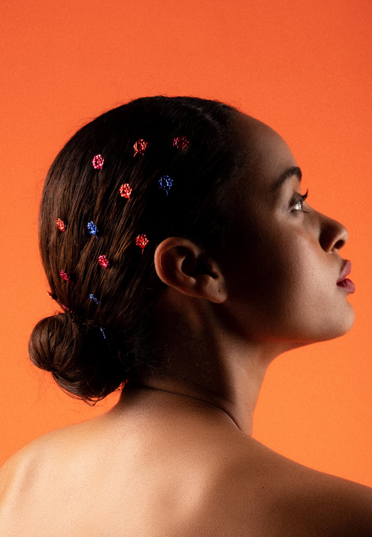 Lola Hairpin in Orange