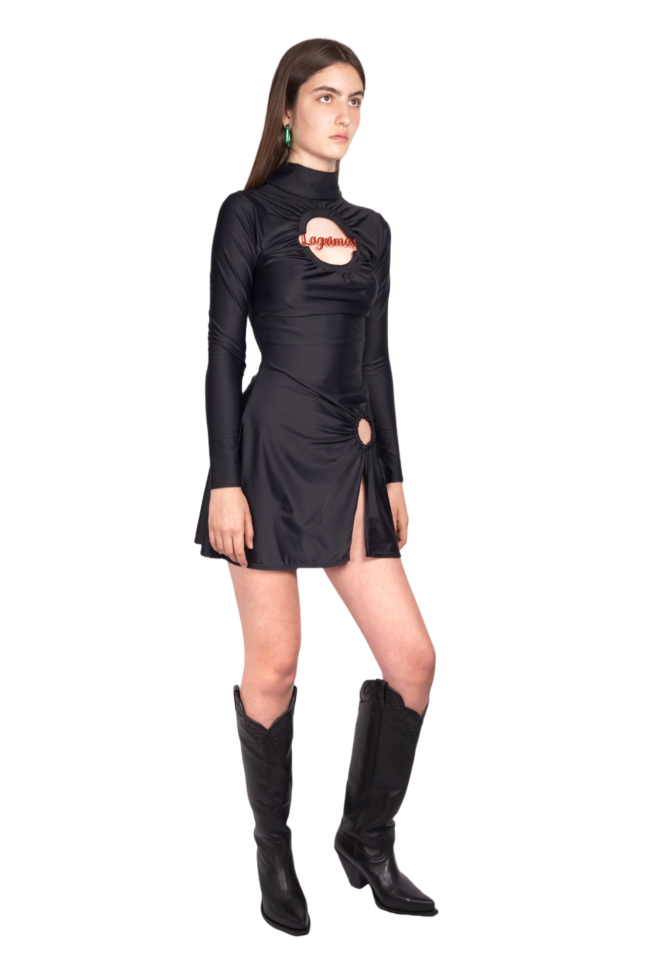 LAGRIMAS BLACK DRESS