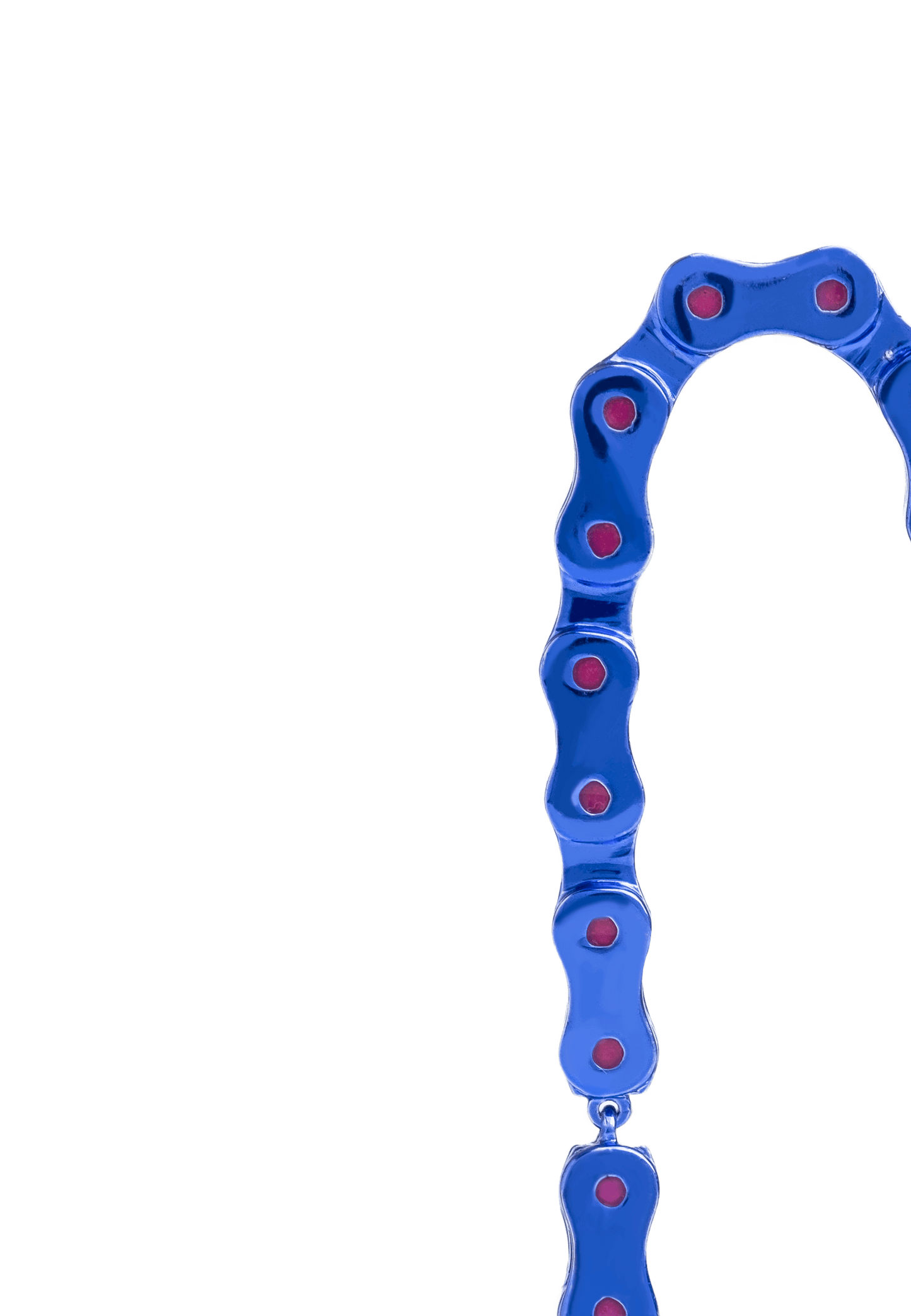 Vallecas Chain Earrings in Blue