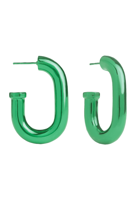 Mercedes Green Earrings