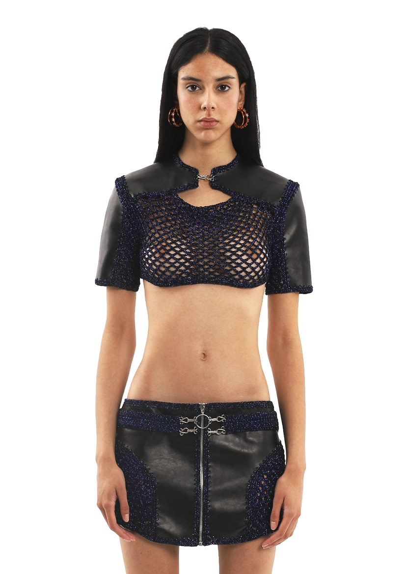 Kusanagi Leather Top